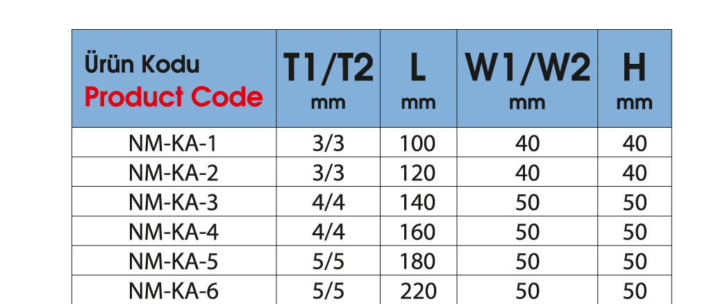 Kızaklı L Ankraj Pimli
