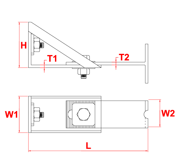 Kızaklı L Ankraj Kırlangıç Destekli