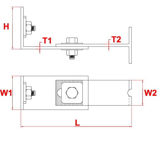 Sliding L Anchor With Kerf